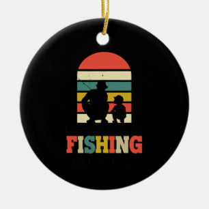 Manar Far och Son, bästa fiskekanjor Hobby Julgransprydnad Keramik