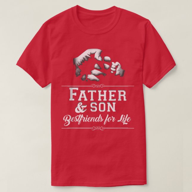 Manar Far Son Friends Fist Bump T Pappa Far Da T Shirt (Design framsida)