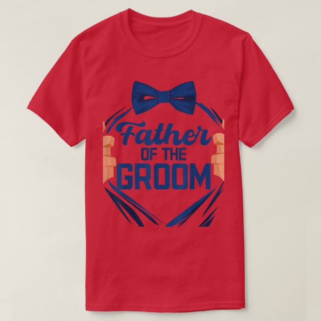 Manar Far vid Groom Parents Bröllop Rehearsal T Shirt (Design framsida)
