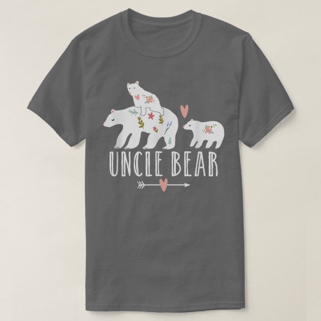 Manar farbror Bear 2 Kids Twin Unge, Coola farbror T Shirt (Design framsida)