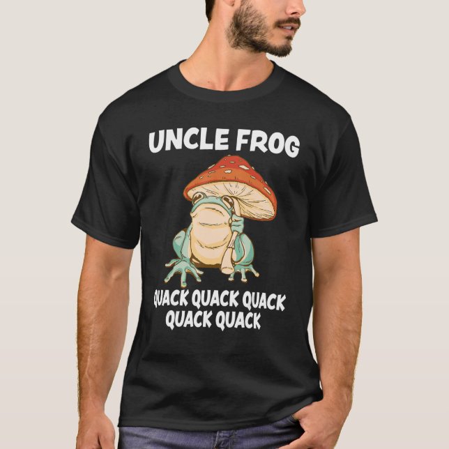 Manar farbror Frog Animal Pun Kärlek Amphibian Toa T Shirt (Framsida)