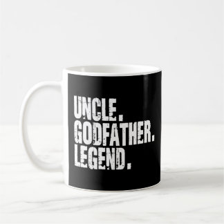 Manar farbror Godfather Legend Nephew Niece Godchi Kaffemugg