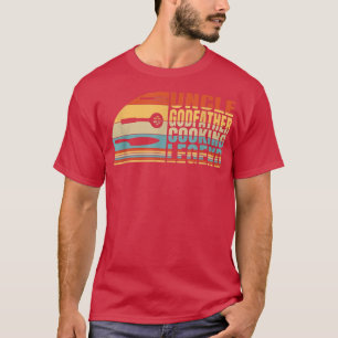 Manar farbror Godfather och kokning Legend, Cook o T Shirt