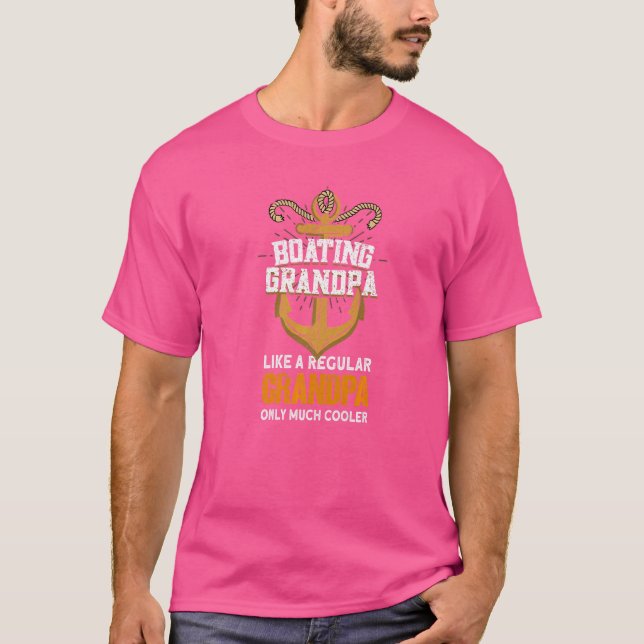 Manar Farfar, farfar, långtradare, segelkapten T Shirt (Framsida)
