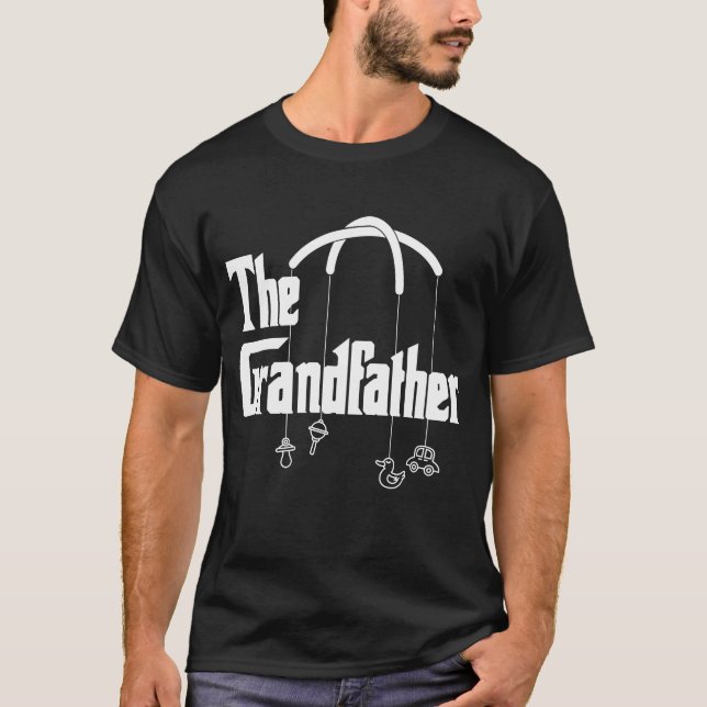Manar Farfar Funny Gift for Grandpas T Shirt (Framsida)