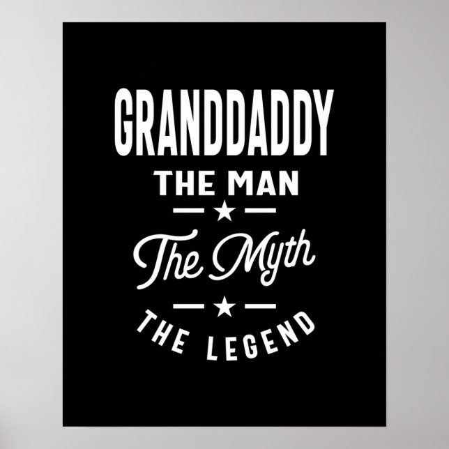 Manar farfar mannen myten om legenden poster (Framsidan)