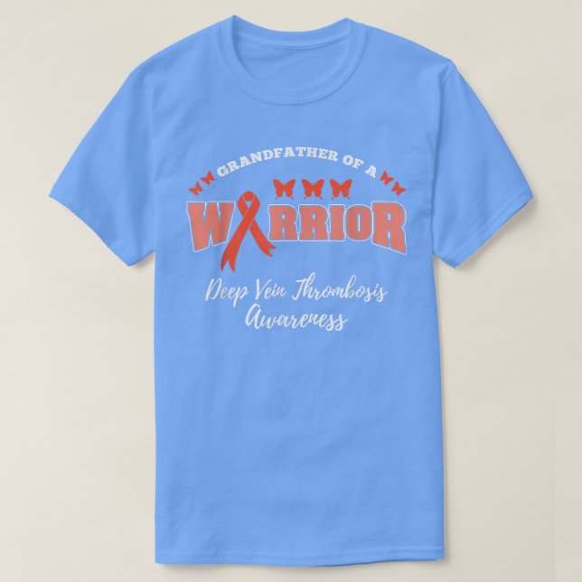 Manar farfar till en Warrior DVT Awareness DVT Wa T Shirt (Design framsida)