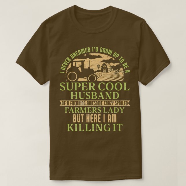 Manar Farm Farm Farmer T Shirt (Design framsida)