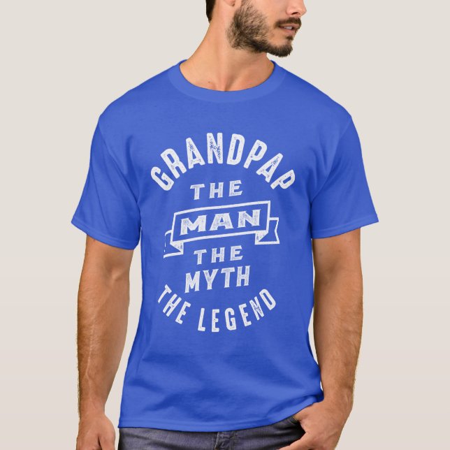 Manar farmap, mannen Myth Legend Gift T Shirt (Framsida)