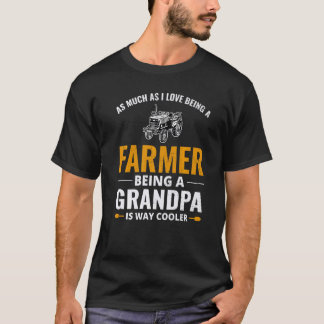Manar Farmer Grandpa Farm Farming Rancher Agricult T Shirt