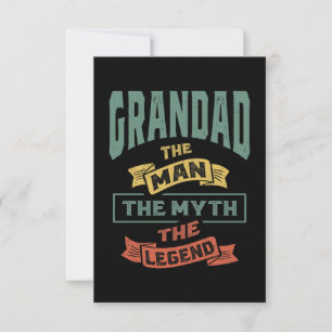 Manar farmor, legend Grandpa Gift OSA Kort