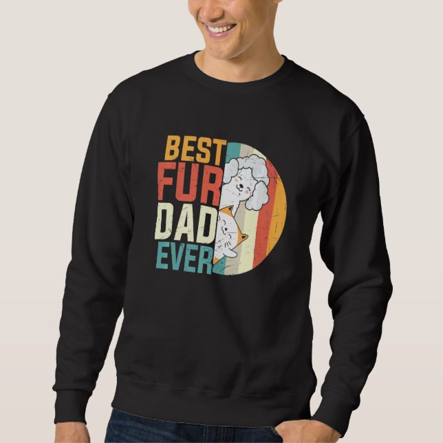 Manar Fars dag, bästa Päls Pappa någonsin, Hund Ka Lång Ärmad Tröja (Framsida)