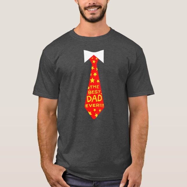 Manar Fars dag Bästa Pappa någonsin Tie Funny Nove T Shirt (Framsida)