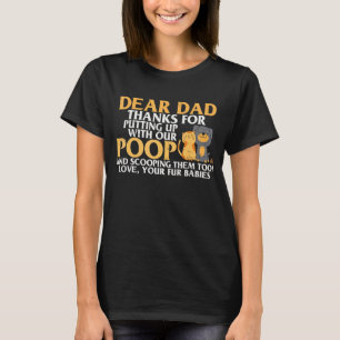 Manar Fars dag Bästa Pappa Pet Hund Cat Puppy T Shirt
