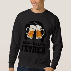Manar Fars dag Beer Illiant Far Drink Lång Ärmad Tröja