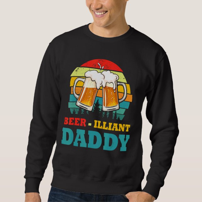Manar Fars dag Beer Illiant pappa Drink Lång Ärmad Tröja (Framsida)