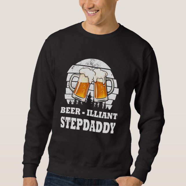Manar Fars dag Beer Illiant Steppappa Drink Lång Ärmad Tröja (Framsida)