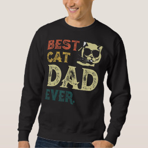 Manar Fars dag Best Cat Pappa någonsin Funny Cat P Lång Ärmad Tröja