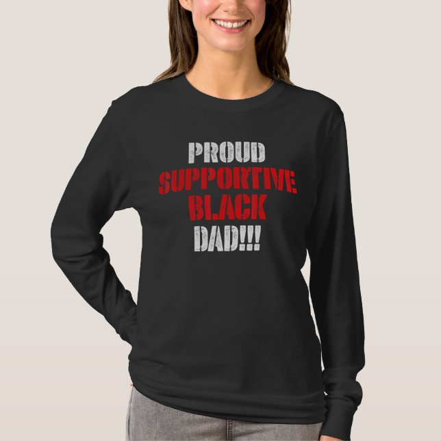 Manar Fars dag Black Pride Proud Support Bl T Shirt (Framsida)