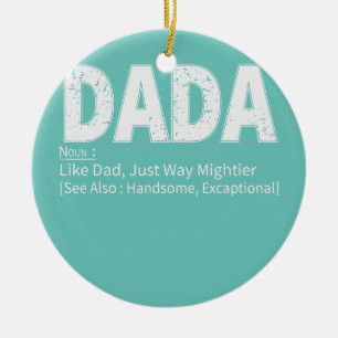 Manar Fars dag Dada Definition Proud Family Julgransprydnad Keramik