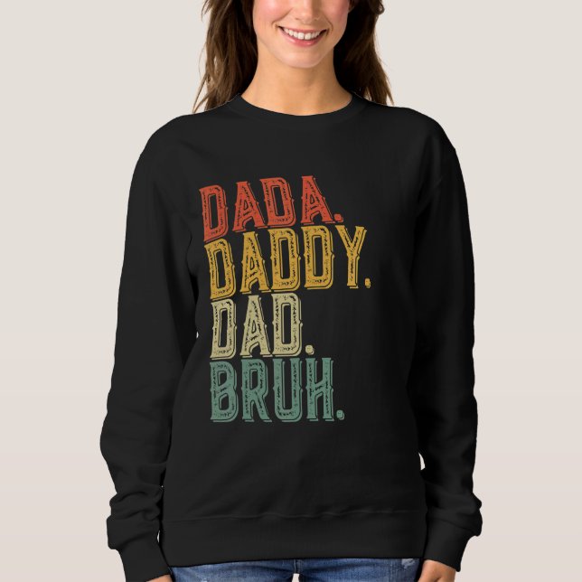 Manar Fars dag Dada pappa Pappa Bruh Design Fath T Shirt (Framsida)