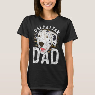Manar Fars dag Dalmatian Pappa Animal Pet Hund Dal T Shirt