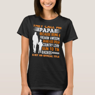 Manar Fars dag De kallar mig Pappa Underbar morfar T Shirt