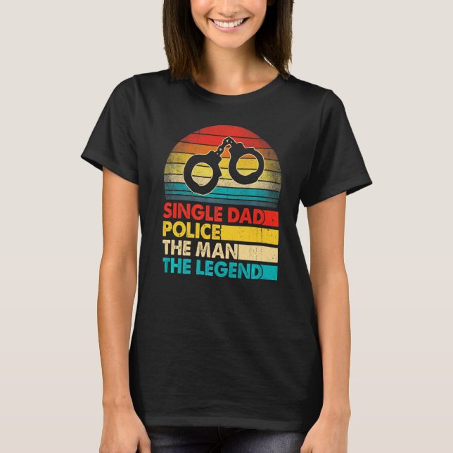 Manar Fars dag Enskild Pappa-polis, mannen som led T Shirt (Framsida)