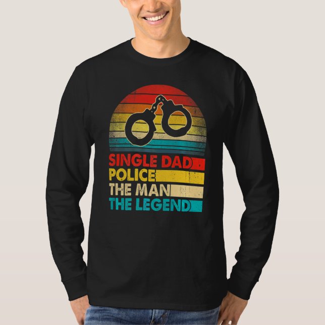 Manar Fars dag Enskild Pappa-polis, mannen som led T Shirt (Framsida)
