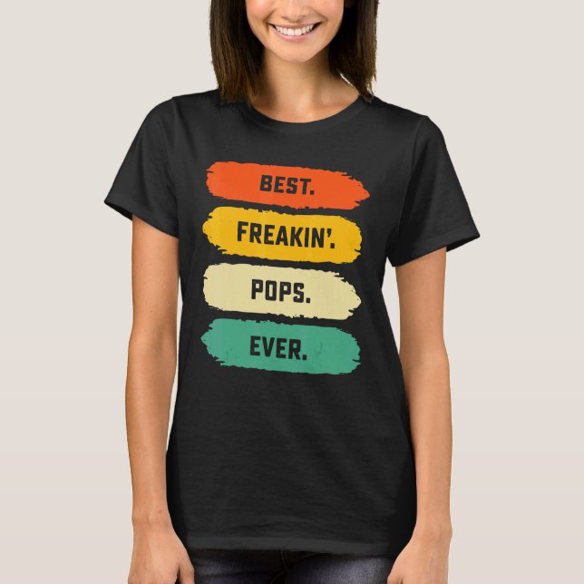 Manar Fars dag från Family Best Freakin Pops Ev T Shirt (Framsida)