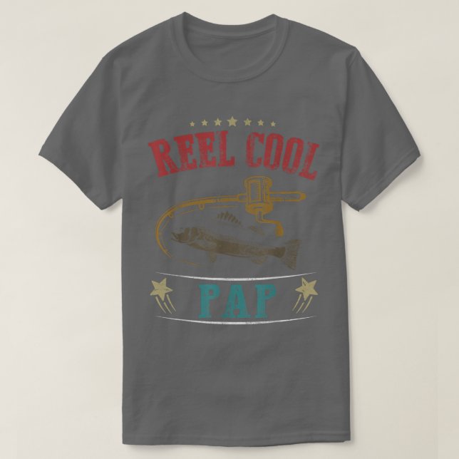 Manar Fars dag Funny Fishing Reel Coola Pap 2489  T Shirt (Design framsida)