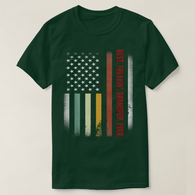Manar Fars dag ger bästa Freakin Grandpop T Shirt (Design framsida)