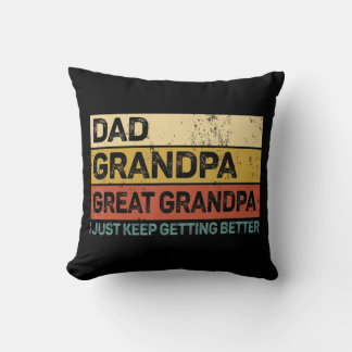 Manar Fars dag Gift från Barnbarn Pappa Grandpa G. Kudde