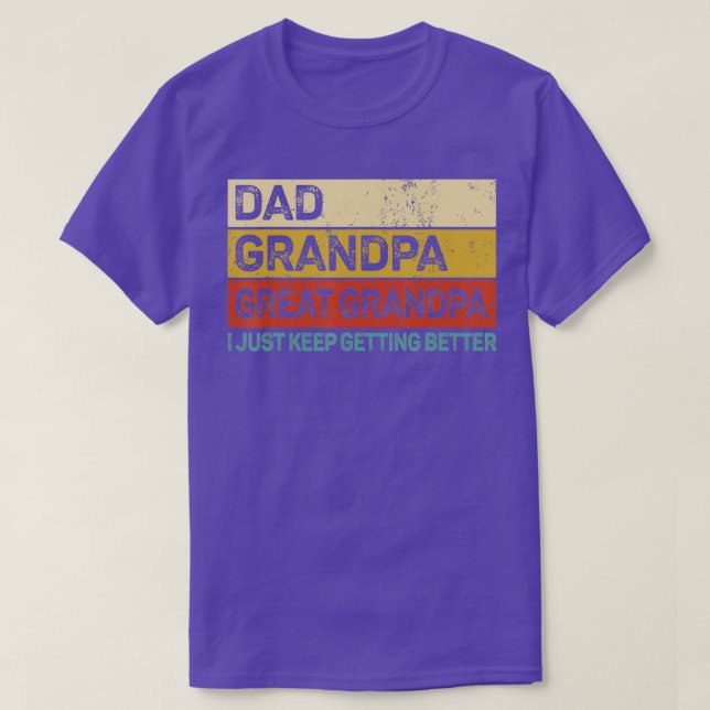Manar Fars dag Gift från Barnbarn Pappa Grandpa G. T Shirt (Design framsida)