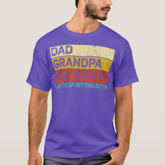Manar Fars dag Gift från Barnbarn Pappa Grandpa G. T Shirt