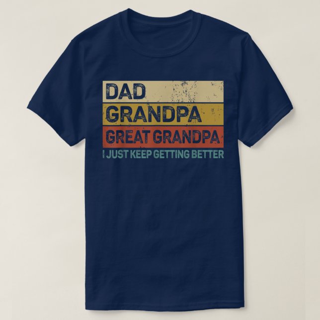 Manar Fars dag Gift från Barnbarn Pappa Grandpa G. T Shirt (Design framsida)
