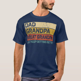 Manar Fars dag Gift från Barnbarn Pappa Grandpa G. T Shirt