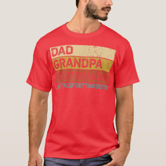 Manar Fars dag Gift från Barnbarn Pappa Grandpa G. T Shirt