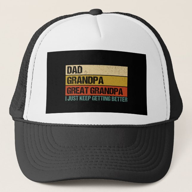 Manar Fars dag Gift från Barnbarn Pappa Grandpa Keps (Framsida)
