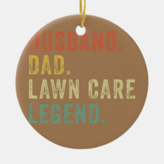 Manar Fars dag  Gift Funny Gräsmatta Julgransprydnad Keramik