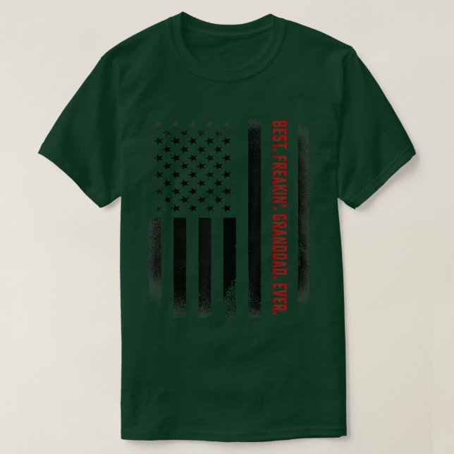Manar Fars dag Gift Tee Freakin Granddad E (Design framsida)