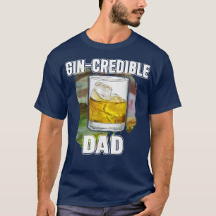 Manar Fars dag Gift Tee GinCredibile Pappa Funny D