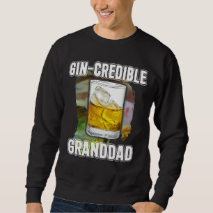 Manar Fars dag Gin Credibile Granddad Drink Lång Ärmad Tröja