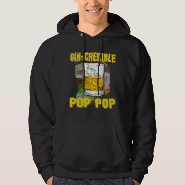 Manar Fars dag Gin Credibile Pop Drink Hoodie (Framsida)