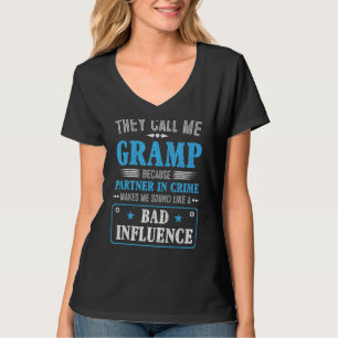 Manar Fars dag kallar de mig Gramp för partner T Shirt