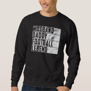 Manar Fars dag Make pappa Football Legend Foo Lång Ärmad Tröja