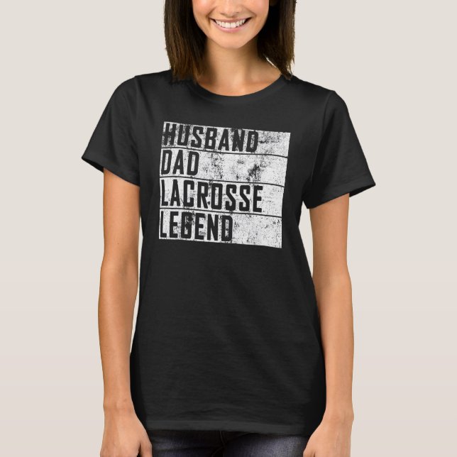 Manar Fars dag Make Pappa Lacrosse Legend Lacro T Shirt (Framsida)