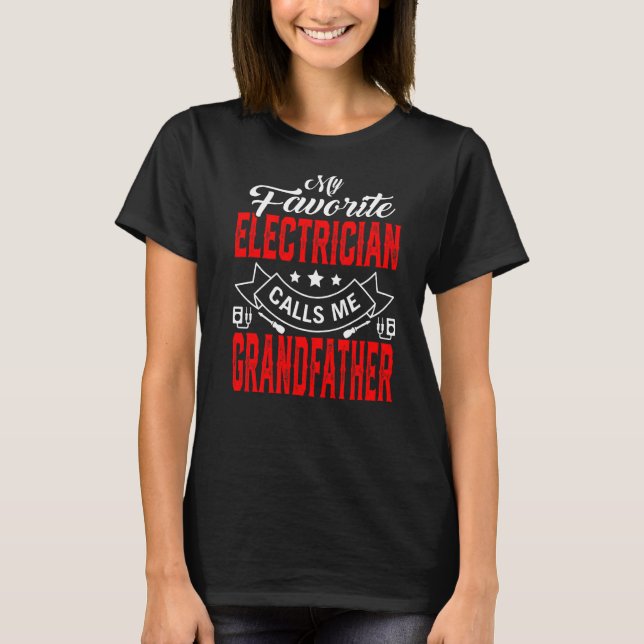Manar Fars dag Min favoritelektriker ringer mig T Shirt (Framsida)