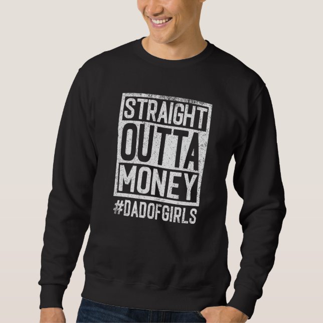 Manar Fars dag Raka penningsumma Pappa i Gi Lång Ärmad Tröja (Framsida)