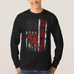 Manar Fars dag Reel Coola Pepaw Fish American F T Shirt